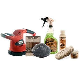 Standard Granite Countertop Maintenance Kit - With Buffer